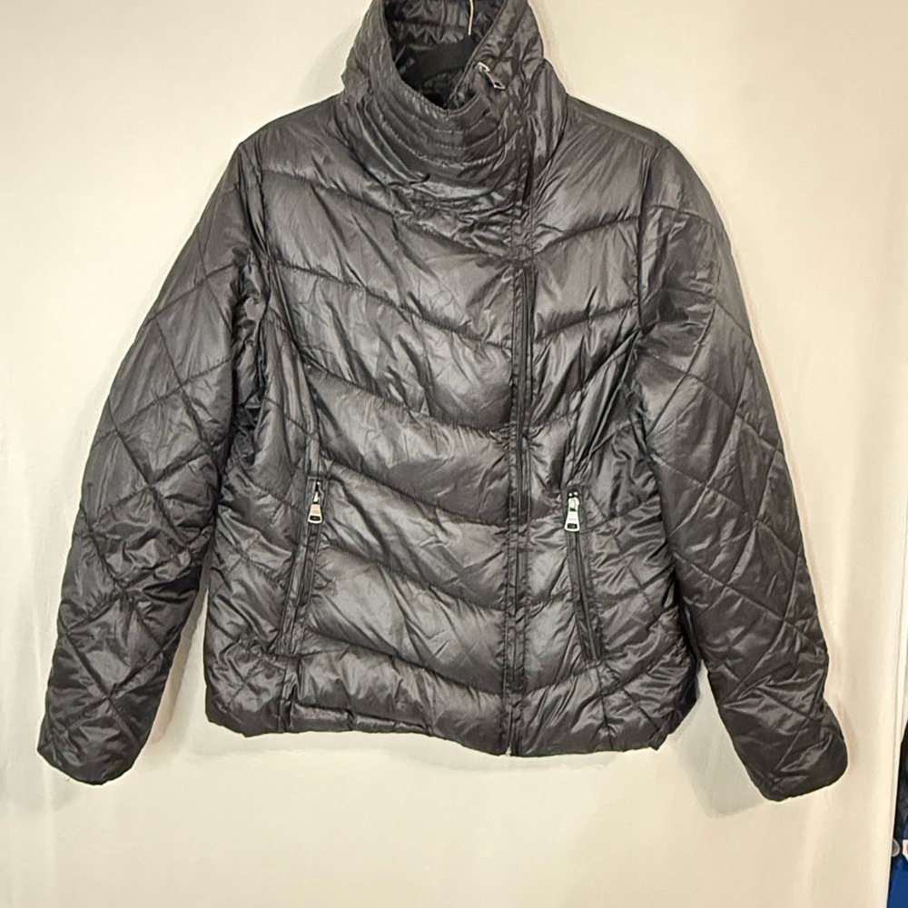 Madden Girl Charcoal Puffer Jacket